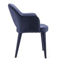 pols potten cosy fauteuil de table rembourre tissu bleu fonce