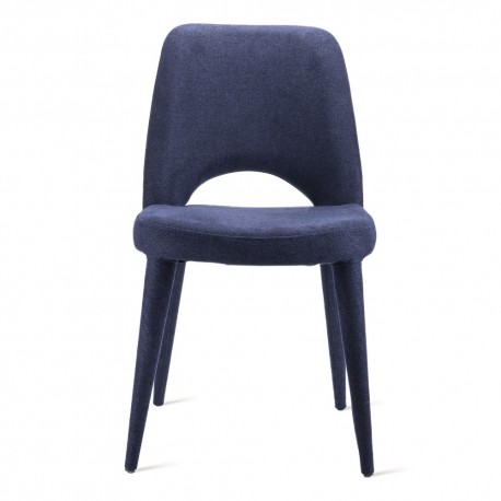 Chaise confortable rembourrée tissu Pols Potten Holy bleu