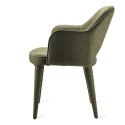 pols potten cosy fauteuil de table confortable tissu vert kaki