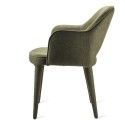 Fauteuil de table confortable tissu Pols Potten Cosy vert