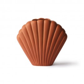 HKliving Shell Muschelvase aus Sandstein