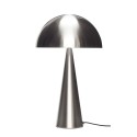 hubsch lampe de table champignon metal argent 991108