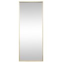tres grand miroir mural rectangulaire cadre bois clair hubsch 889042