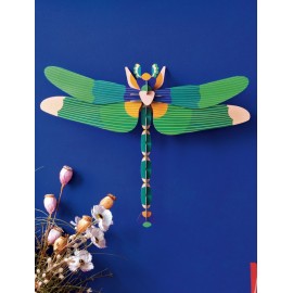 Grande libellule décoration murale en carton Studio Roof