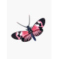 papillon heliconius rose decoration murale studio roof papillon heliconius rose decoration murale studio roof