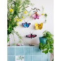 papillon heliconius rose decoration murale studio roof