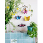 papillon heliconius rose decoration murale studio roof papillon heliconius rose decoration murale studio roof