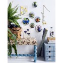 decoration murale insectes vintage en carton studio roof set de 3