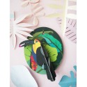 oiseau decoratif mural toucan studio roof