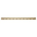hubsch grand portemanteau mural long bois clair 10 pateres