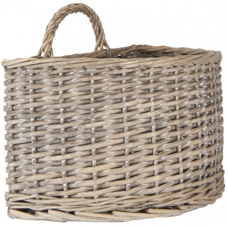 Panier tressé demi-lune à suspendre saule naturel IB Laursen