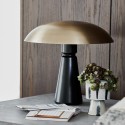 Lampe de table chic métal bois laiton House Doctor Thane