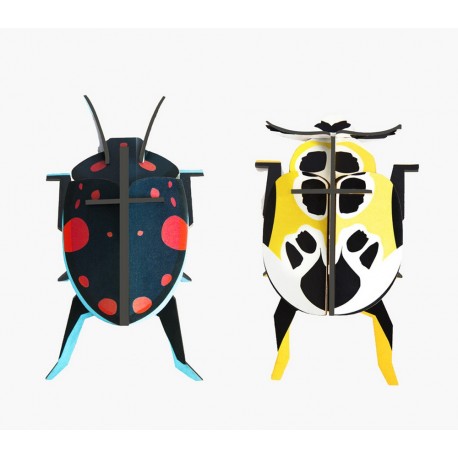 Décoration murale coccinelles Studio Roof (set de 2)