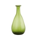 madam stoltz vase bouteille verre recycle vert