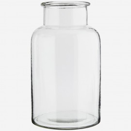 madam stoltz vase bocal terrarium verre transparent