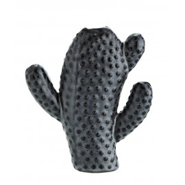 madam stoltz vase cactus gres gris noir