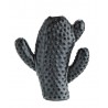 madam stoltz vase cactus gres gris noir
