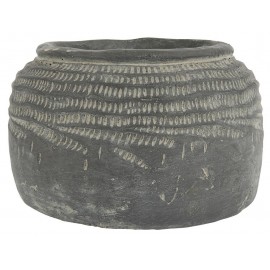 cache pot en beton gris vintage brocante ib laursen cleopatra