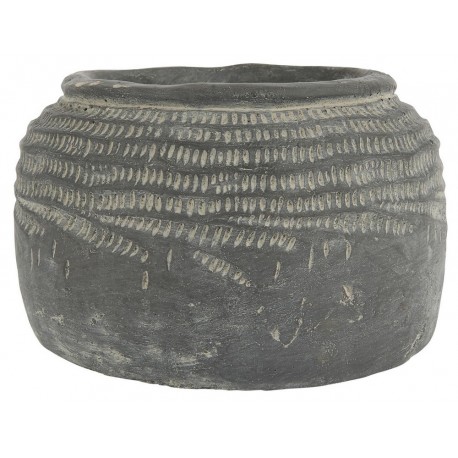 cache pot en beton gris vintage brocante ib laursen cleopatra