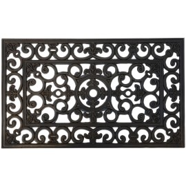 Tapis de bain en caoutchouc ajouré motif filigrane IB Laursen