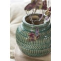 petit vase boule ceramique style campagne vert ib laursen