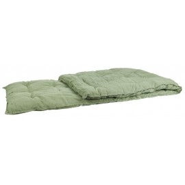 matelas de transat coton vert uni ib laursen