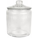 Grand bocal ancien couvercle verre IB Laursen 4 litres