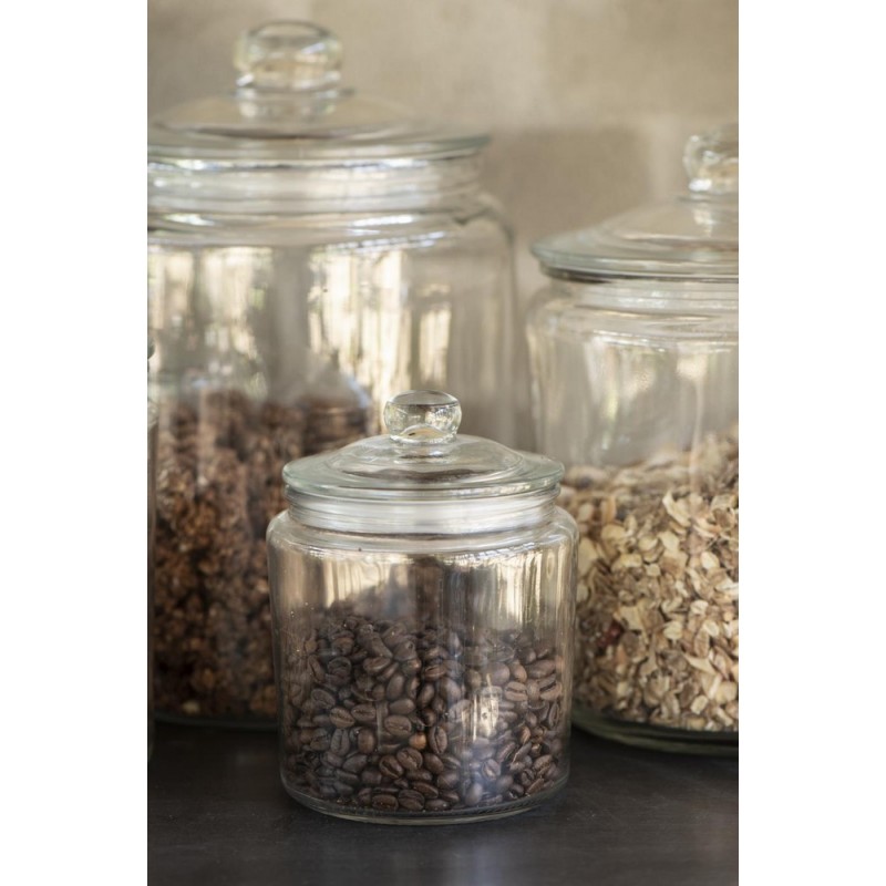 Dekovita Jar en Verre Décoration - Bocal de Stockage 5L Couvercle