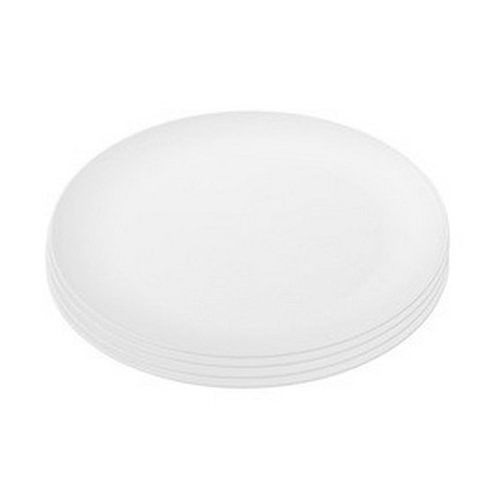 assiettes-blanches-plastique-rondo-koziol-set-de-4