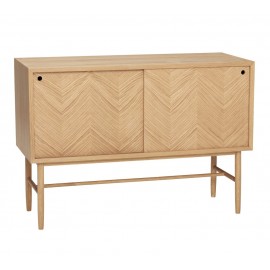 Hübsch skandinavisches Sideboard aus hellem Eichenholz