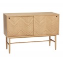 buffet scandinave bois chene clair hubsch