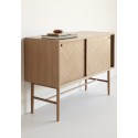 buffet scandinave bois chene clair hubsch