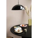 hk living cupola suspension coupole noir laque