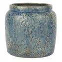 ib laursen cache pot ancien ceramique patine bleu d 15 cm