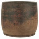 cache pot en bois recycle campagne ib laursen himalauya unique