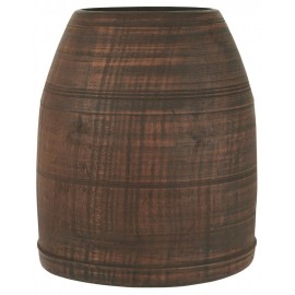 vase pot rustique bois recycle ib laursen himalaya unique
