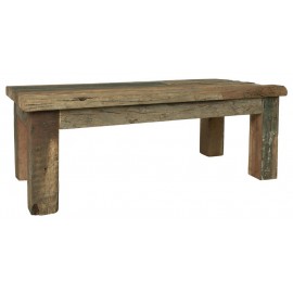 table basse bois rustique ancien recycle style campagne ib laursen unique