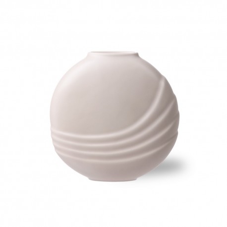 hk living vase ceramique rose rond plat style chic