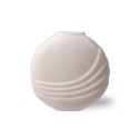 Vase céramique rose rond plat style chic HK Living