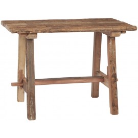 Kleiner rustikaler Tisch aus recyceltem Holz IB Laursen Unique
