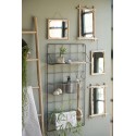 Etagere campagne chic metal grillage avec crochets ib laursen