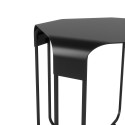 umbra graph table basse appoint bout de canape design carre metal noir