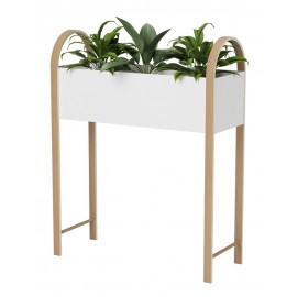 Pflanzenhalter modernes Holz-Metallregal Umbra Grove