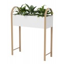 umbra grove porte plante etagere moderne contemporaine bois metal blanc