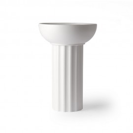 hk living vase blanc ceramique droit style grec greek a