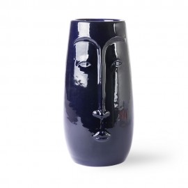 Vase masque HK Living bleu