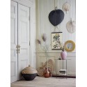 bloomingville table d appoint forme de feuille metal dore