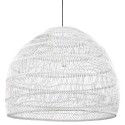 hk living ball l grande suspension xl osier blanc