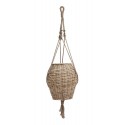 house doctor cache pot suspendu rotin tresse jute woven