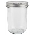 bocal de conservation vintage verre metal ib laursen 200 ml